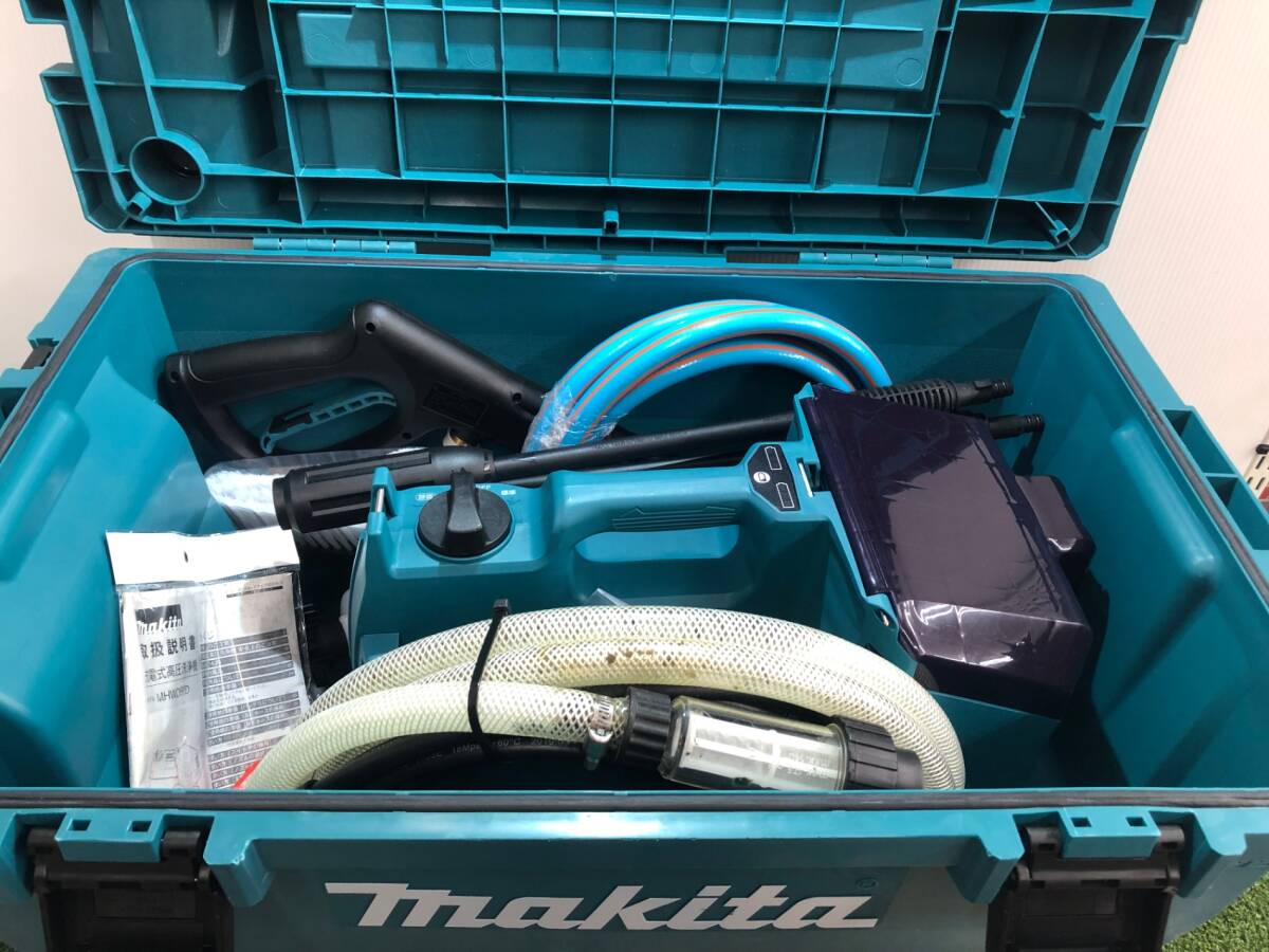【中古品】makita(マキタ) 36v(18v+18v)充電式高圧洗浄機 (本体/ケースのみ) MHW080DZK ITR1MZDZM5T4拍卖