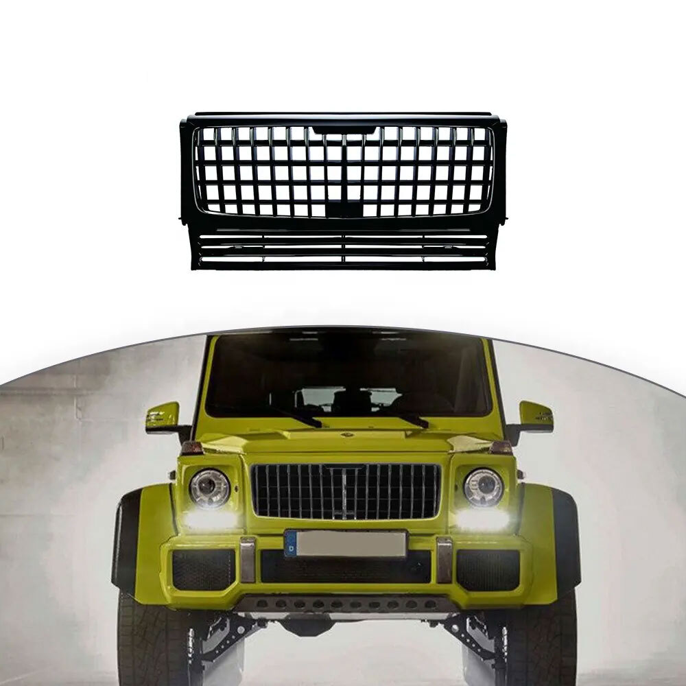 Mercedes Benz W463 Gクラス フロント グリル ゲレンデ 外装 パーツ メルセデス カスタム マイバッハ ABS素材 エアロ パーツ 部品拍卖