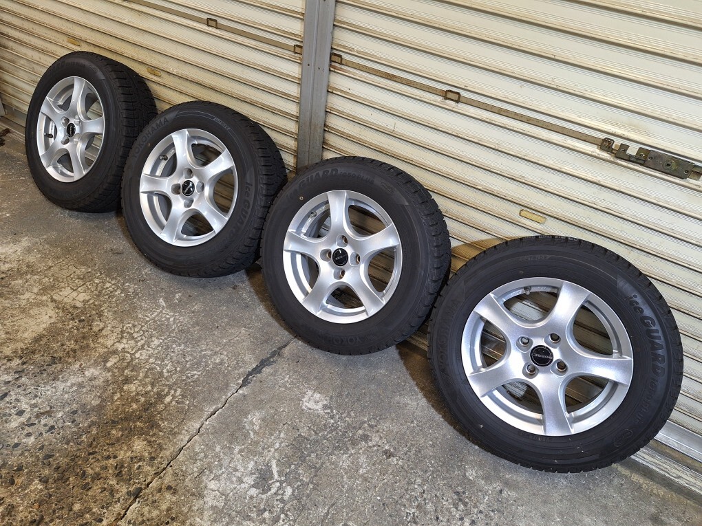 シトロエン C3 15インチ スタッドレスタイヤ(ice GUARD)付 4本 No.mac拍卖