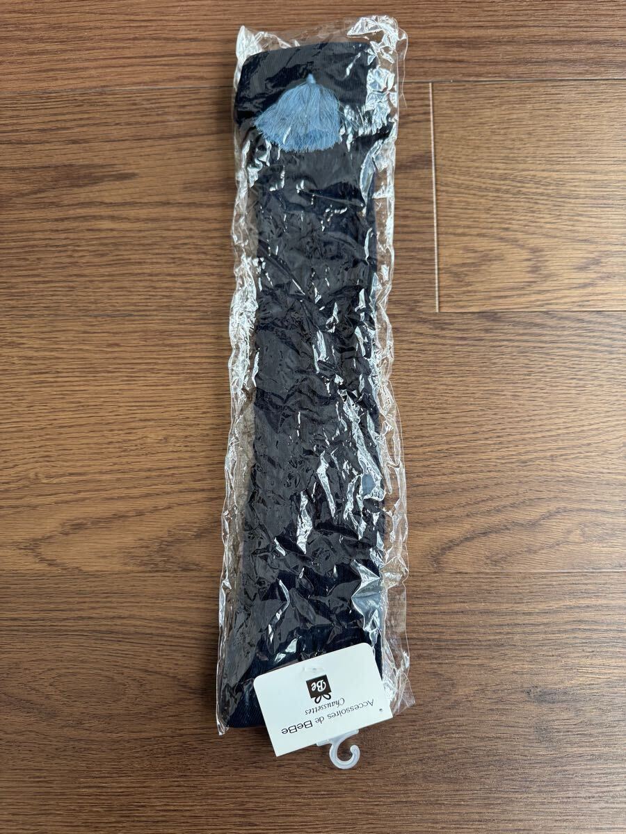 BeBeニーハイソックスタッセルネイビー19〜21センチ双子②拍卖