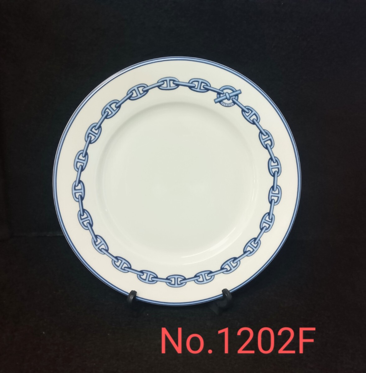 初だし品 HERMES エルメス シェーヌダンクル 皿 プレート 中皿 パスタ皿 箱なし No.1202F ★広島発送★(岡山発送品同梱不可)拍卖