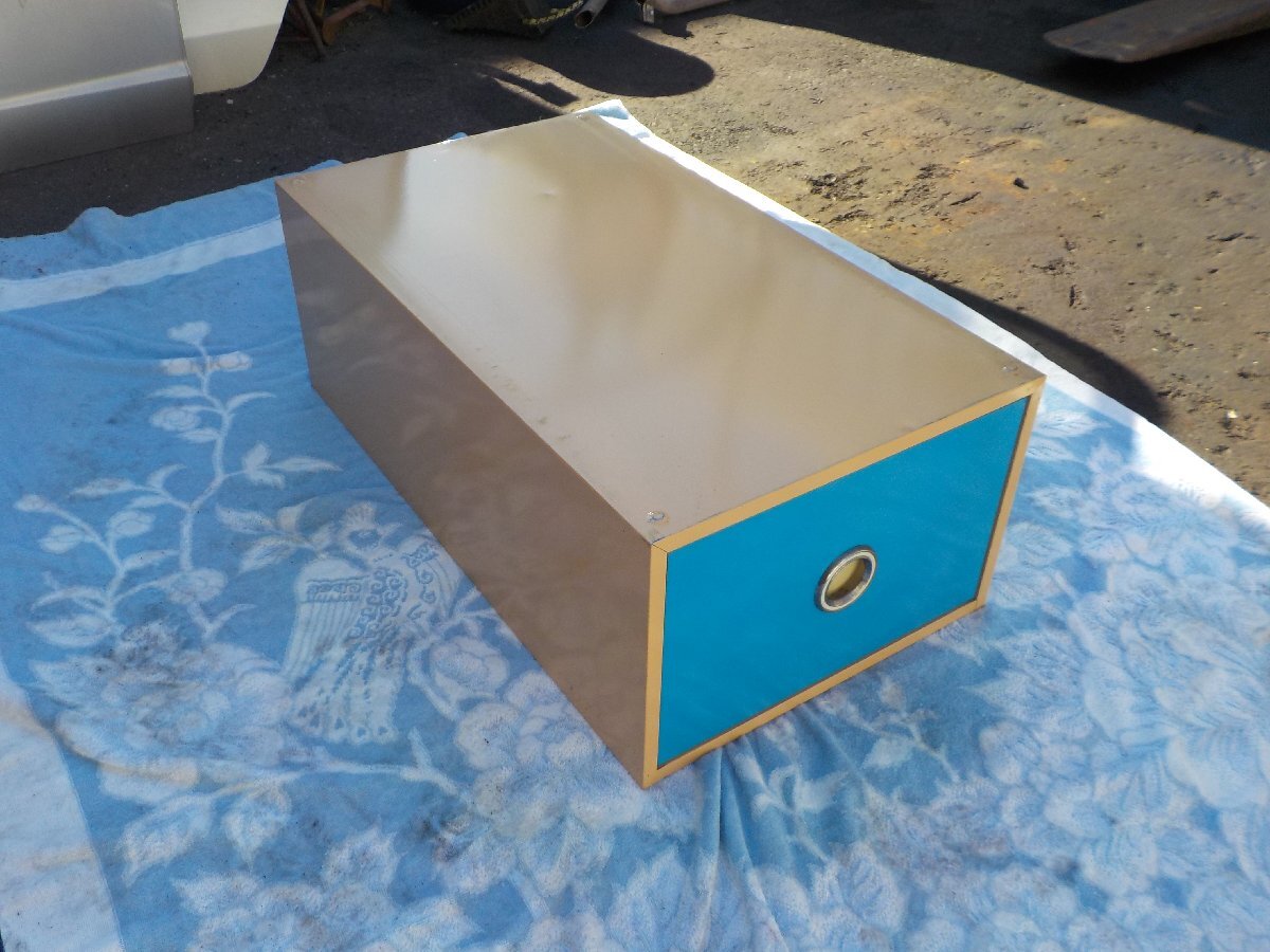 ♪昭和レトロ ブリキ 衣装ケース お仕入れ収納 引き出し 4拍卖