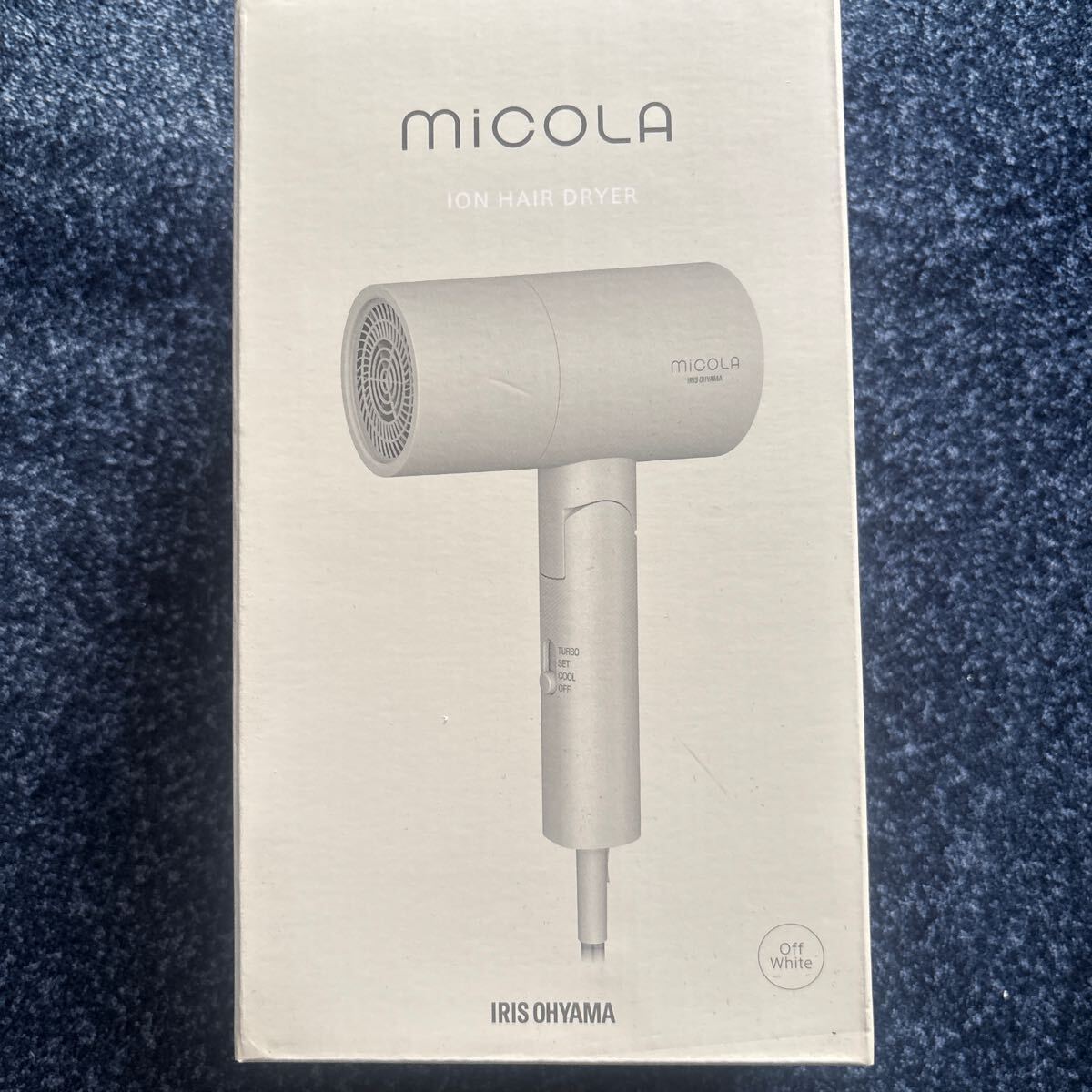 新品★ アイリスオーヤマ イオンドライヤー Micola HDR-M101-W オフホワイト拍卖