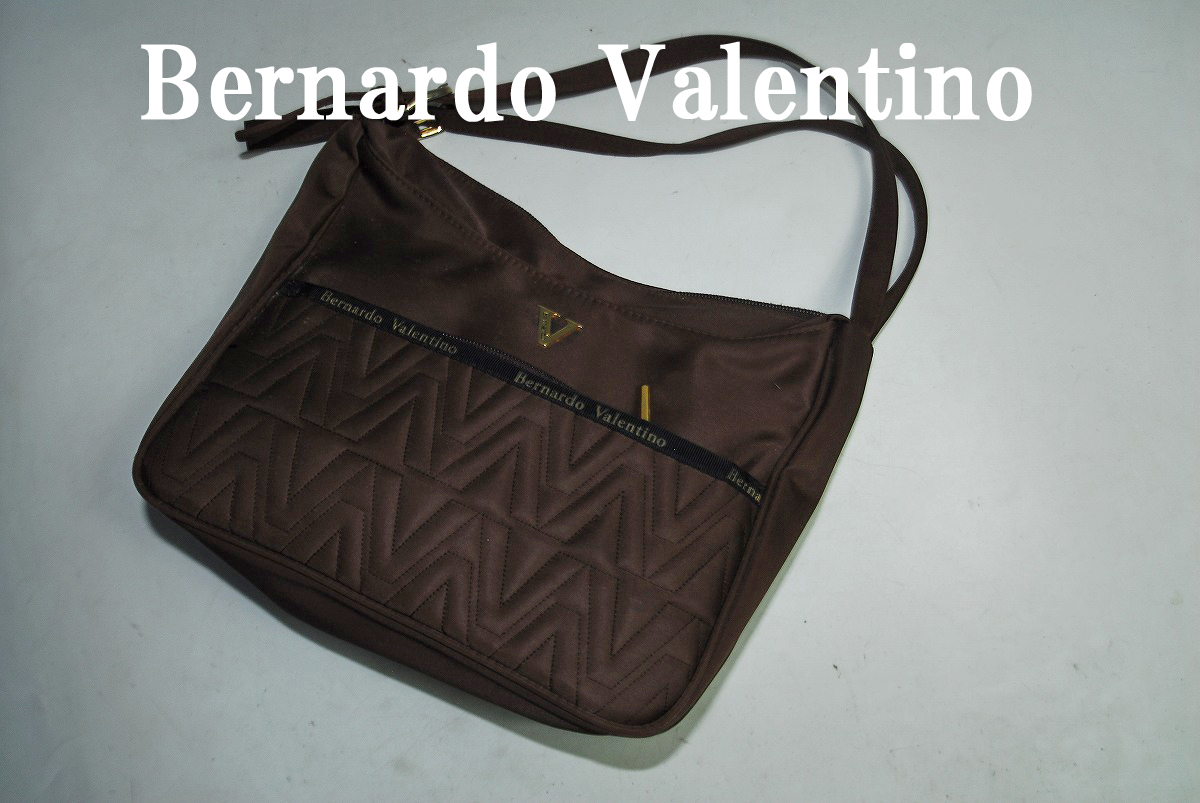 DSC5668/早い者勝ち!衝撃の最終価格!他でも出品中!Bernardo Valentino★茶/こだわりの逸品!傑作ベストセラー!ショルダー/バッグ拍卖