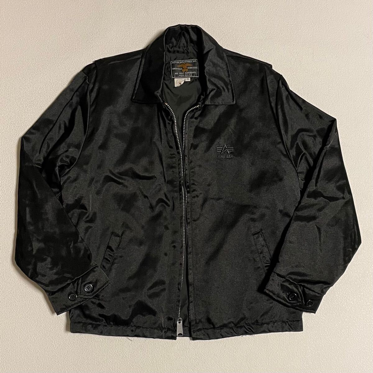 ALPHA アルファ ミリタリージャケット ナイロン系素材 サイズ40拍卖