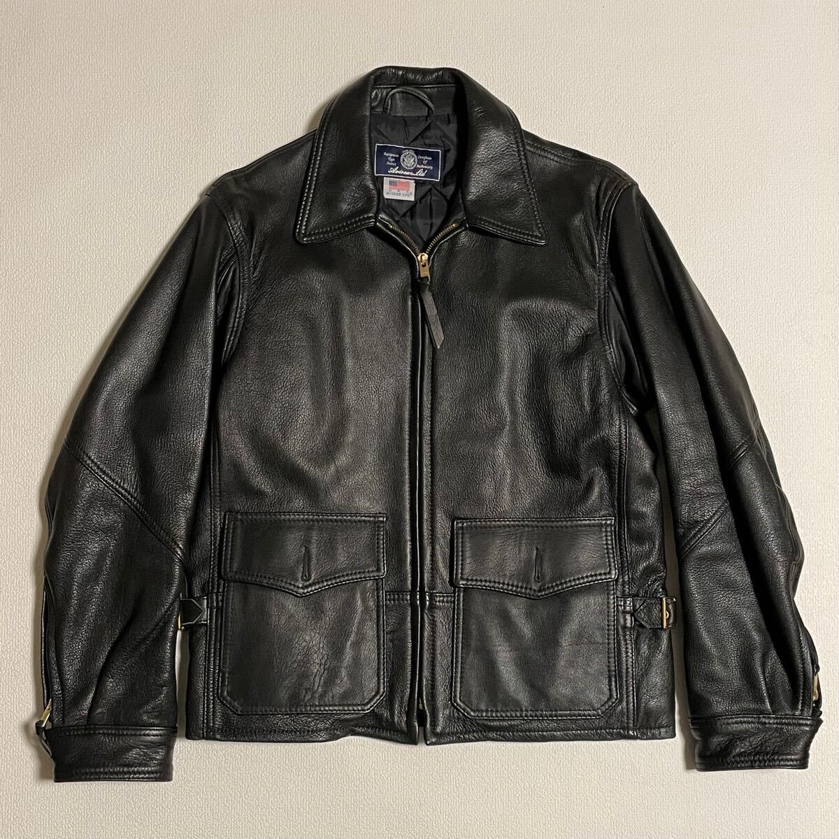 AVIREX LTD アヴィレックス レザーフライトジャケット サイズL拍卖