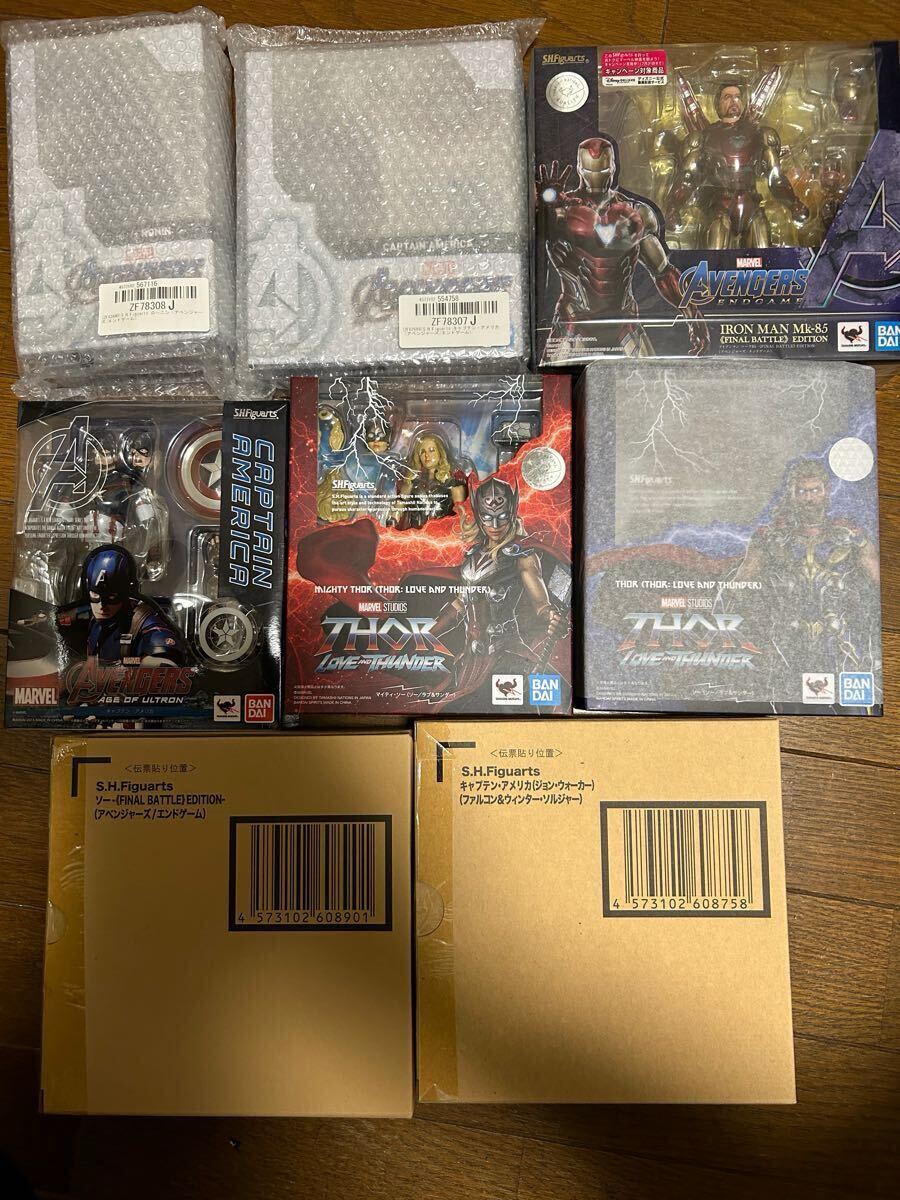 即決あり アベンジャーズ S.H.Figuarts フィギュアーツ キャプテンアメリカ アイアンマン マーク 85 エンドゲーム ジョン Final battle拍卖