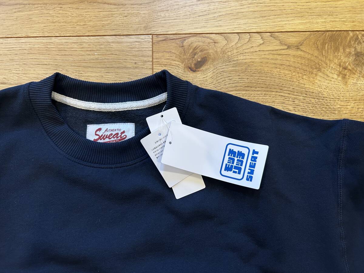 送料込み グローバルワーク Sサイズ スウェット モッチリッチ クルーネック ネイビー 紺色 GLOBAL WORK 厚手拍卖
