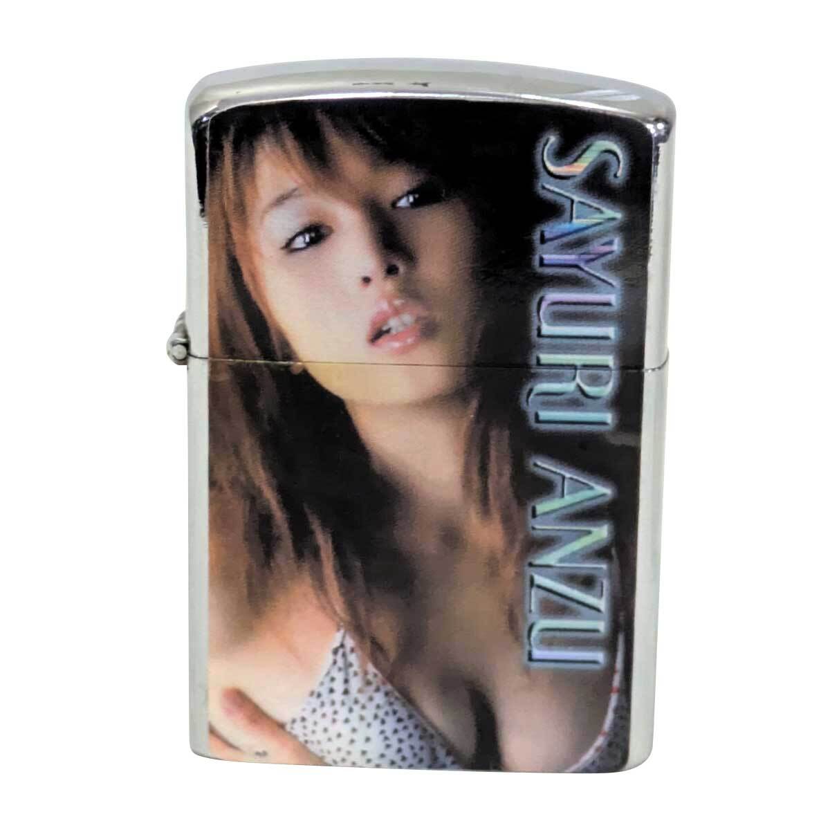メール便送料無料 未使用品 オイルライター あんず プリント 杏 さゆり ジッポ 型 オイル燃焼ライター拍卖