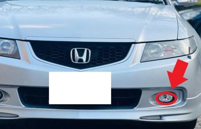 新品未使用 純正 ホンダ アコード ユーロR CL7 前期 フォグランプ フォグライト 左 フロント H0217-1拍卖