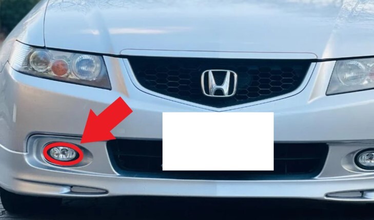 新品未使用 純正 ホンダ アコード ユーロR CL7 前期 フォグランプ フォグライト 右 フロント H0216-1拍卖