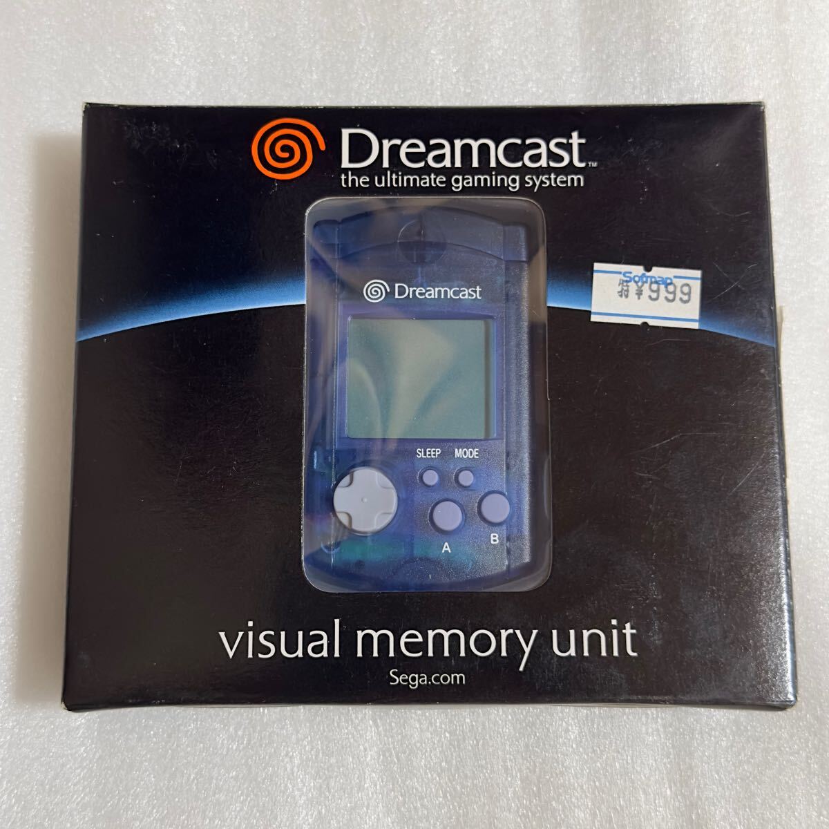 DC ビジュアルメモリ USブルー 北米版 ドリームキャスト 本体は未使用拍卖