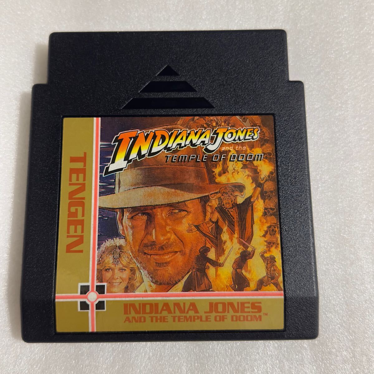 NES Indiana Jones and THE Temple of Doom インディージョーンズ 北米版 FC ファミコン拍卖