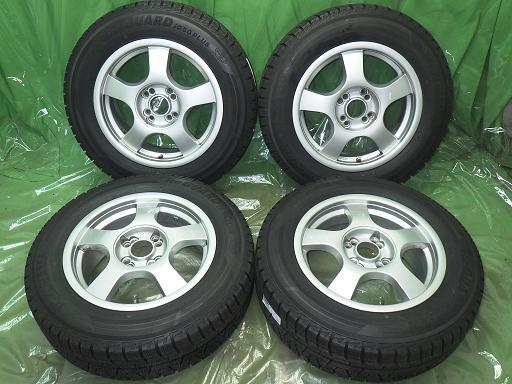 ノーブランド YOKOHAMA スタッドレス バリ山 社外アルミ 15インチ ヨコハ拍卖