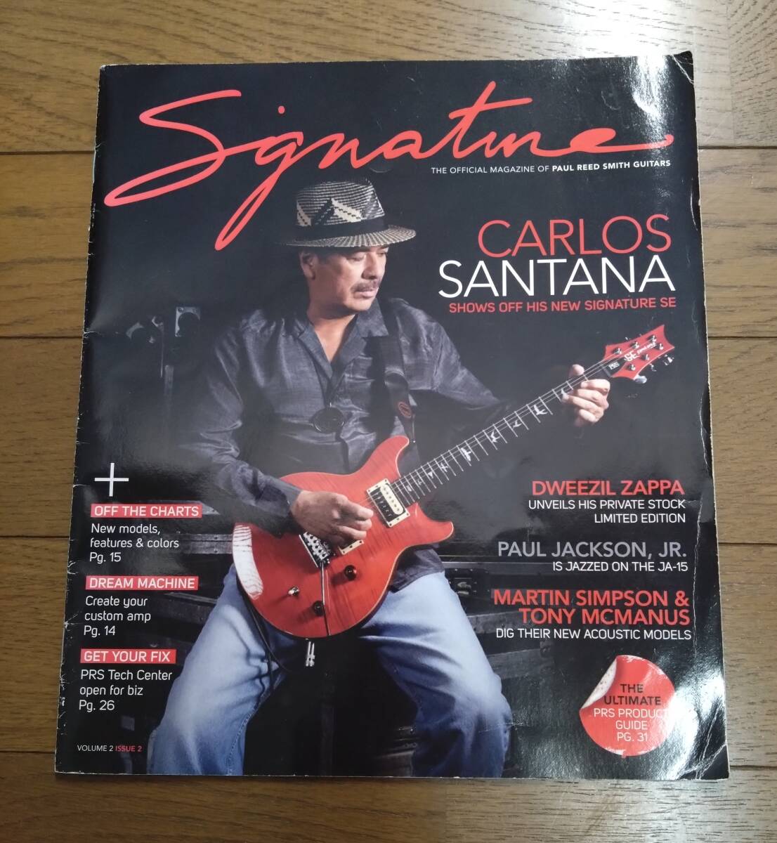 Signature THE OFFICIAL MAGAZINE OF PAUL REED SMITH GUITARS / THE ULTIMATE PRS PRODUCT GUIDE PG.31拍卖