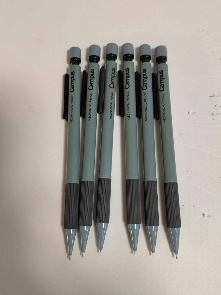 コクヨ シャープペン キャンパス 6本 未使用 シャープペンシル シャーペン propelling JAPAN KOKUYO PS-K101 Campus mechanical pencil拍卖