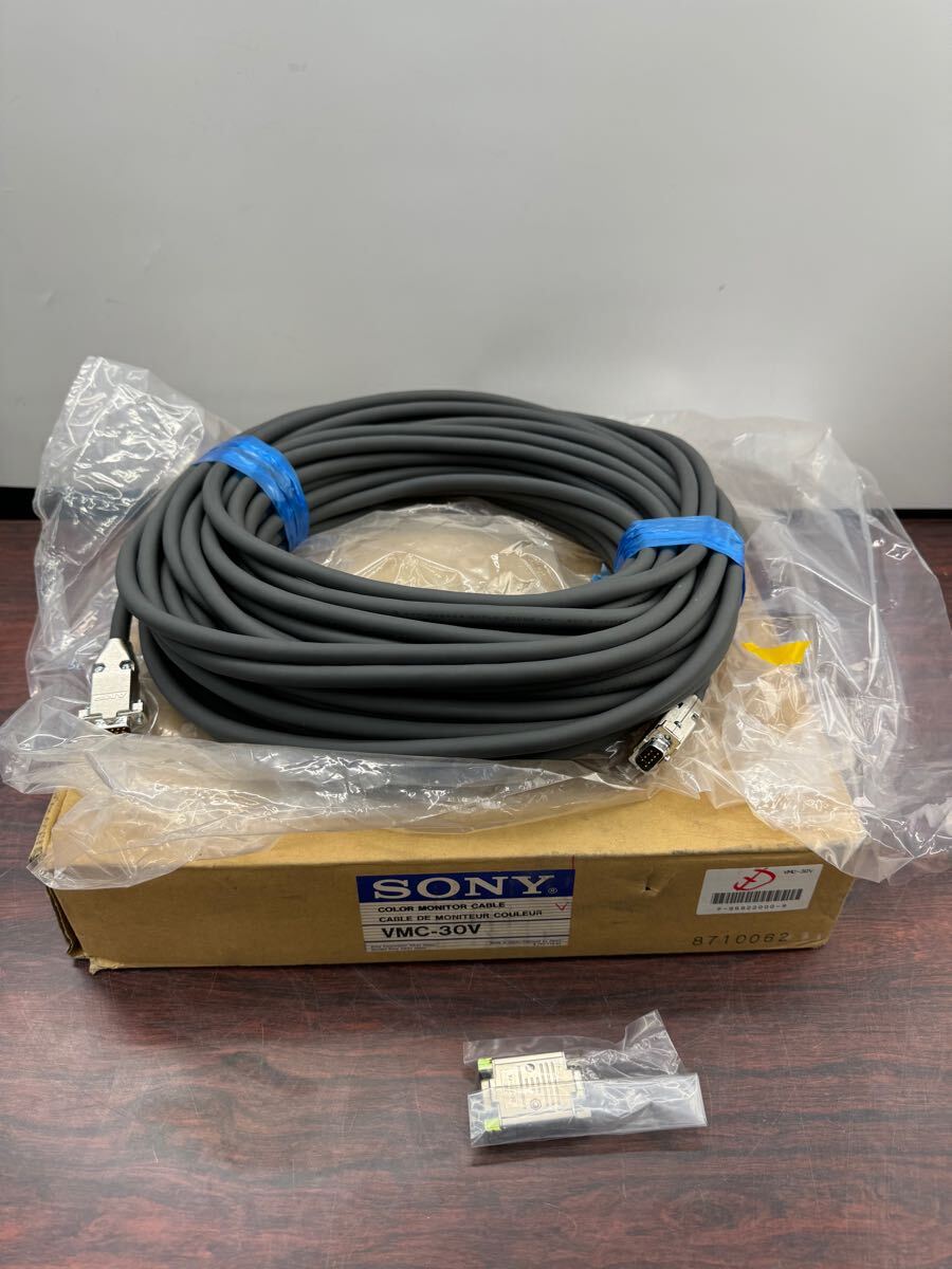 S2064) 未使用 Sony 接続ケ-ブル D-SUB 9ピン 30m (VMC-30V) 10m (VMC-10V) 変換アダプタ一D-SUB gピン(メス)一 (午1)拍卖