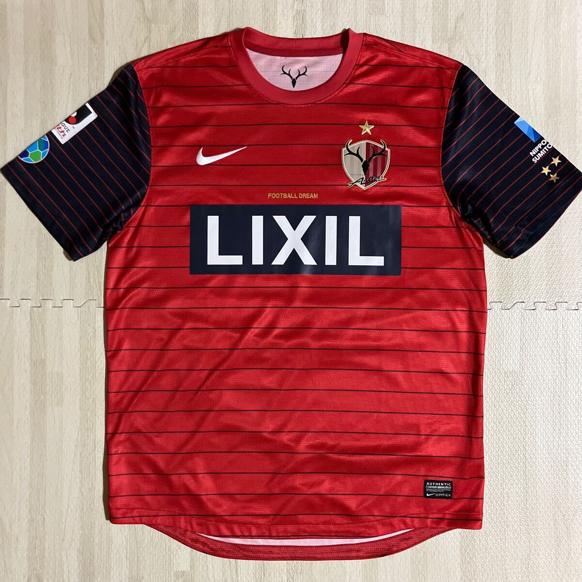 正規品 2013 鹿島アントラーズ ユニフォーム NIKE ナイキ Lサイズ 拍卖