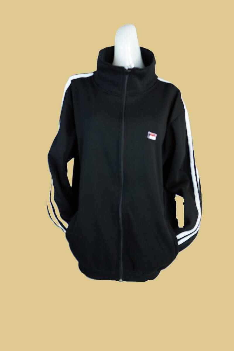 Hby FIGER 61280 ブラック Lサイズ 裏起毛 フルジップトレーナー ポリエステル100% 新品拍卖