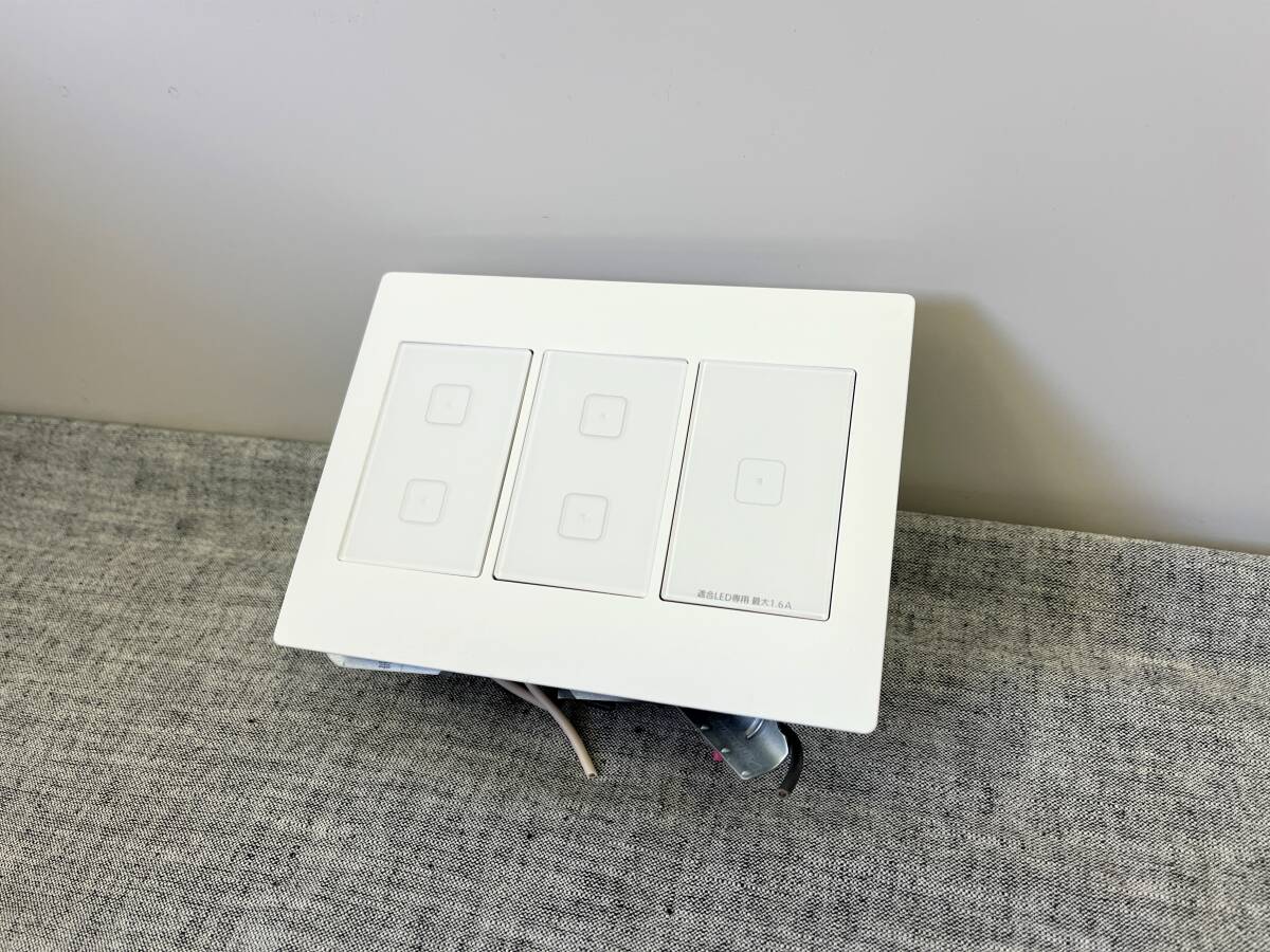 K-598★Panasonic★LED照明器具 アドバンスシリーズ ダブルスイッチ お好み点灯スイッチ 中古品拍卖