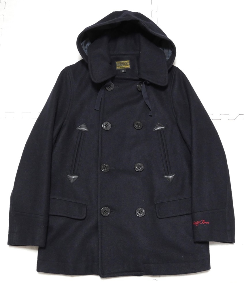 68.DEPOT OF SUPPLIES フード Pコート 紺 M ピーコート 68&BROTHERS 拍卖