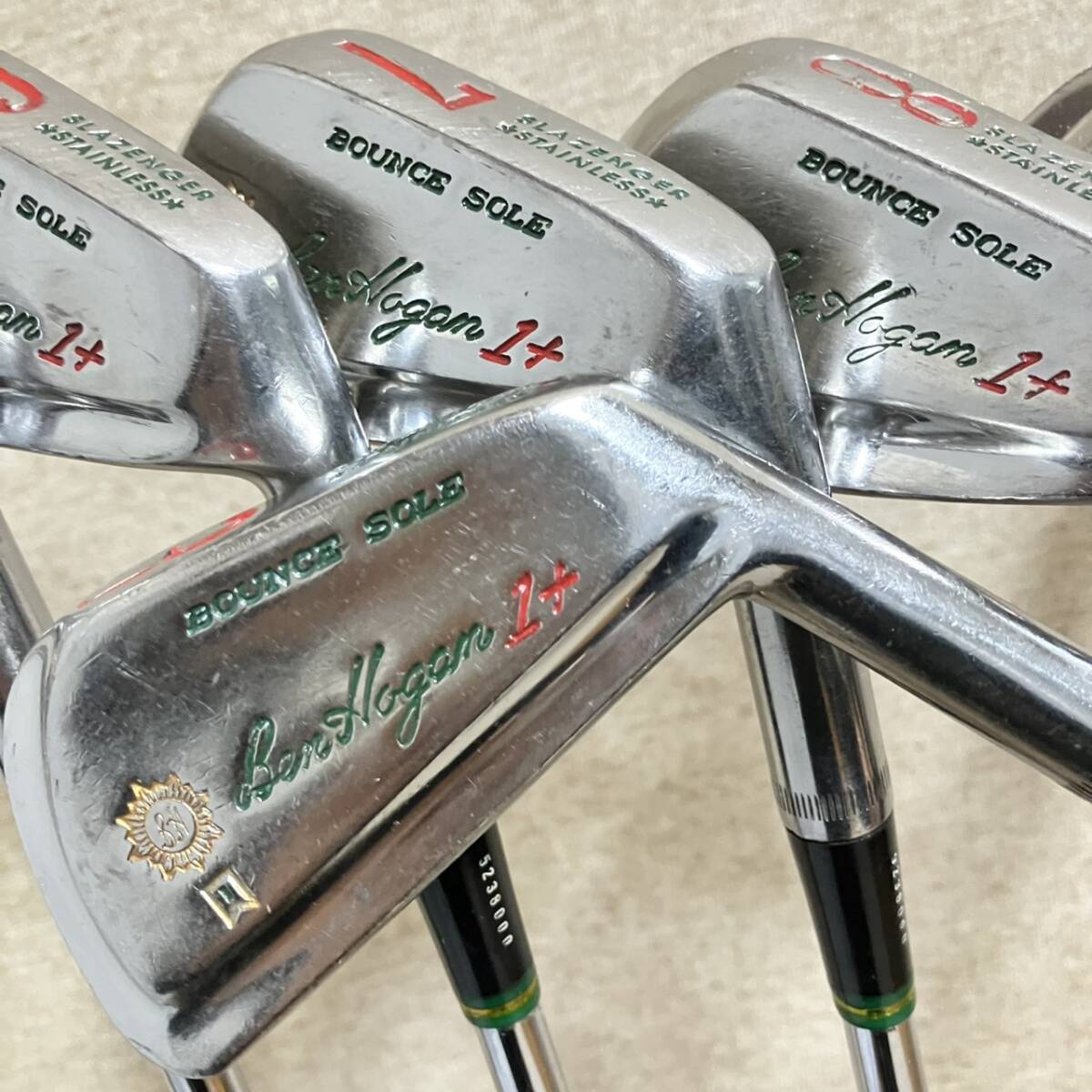 ★ クラシックゴルフクラブ Ben Hogan BOUNCE SOLE 1+ ベンホーガン バウンスソール アイアン 8本 3I~Pw DYNALITE スチール拍卖