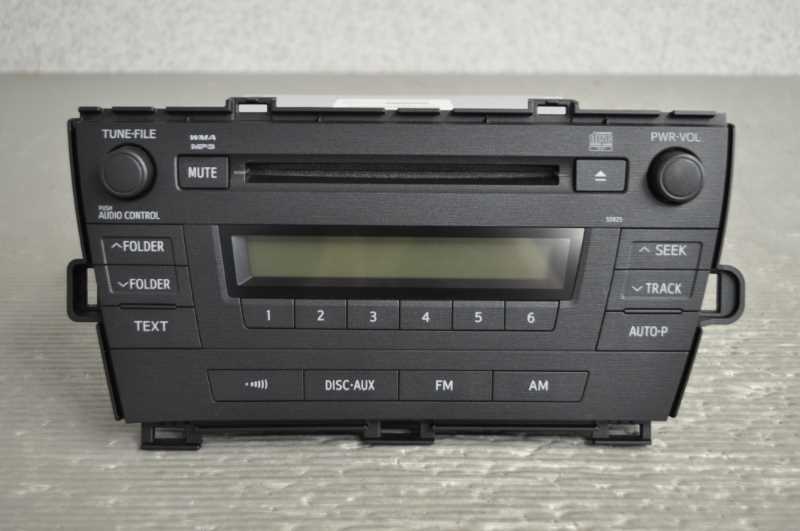 30 プリウス S 前期 (ZVW30) 純正 破損無 動作保証 CDプレーヤー オーディオデッキ マツシタ 86120-47360 s016950拍卖