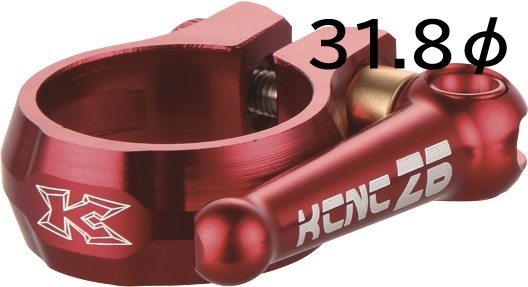KCNC 31.8φ MTB QR CRAMP SC12 レッド クイックリリース シートクランプ拍卖