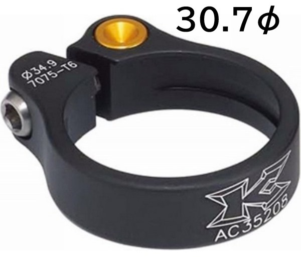 KCNC 30.7φ ROAD LITE クロモリボルト ブラック ロードライト シートクランプ拍卖