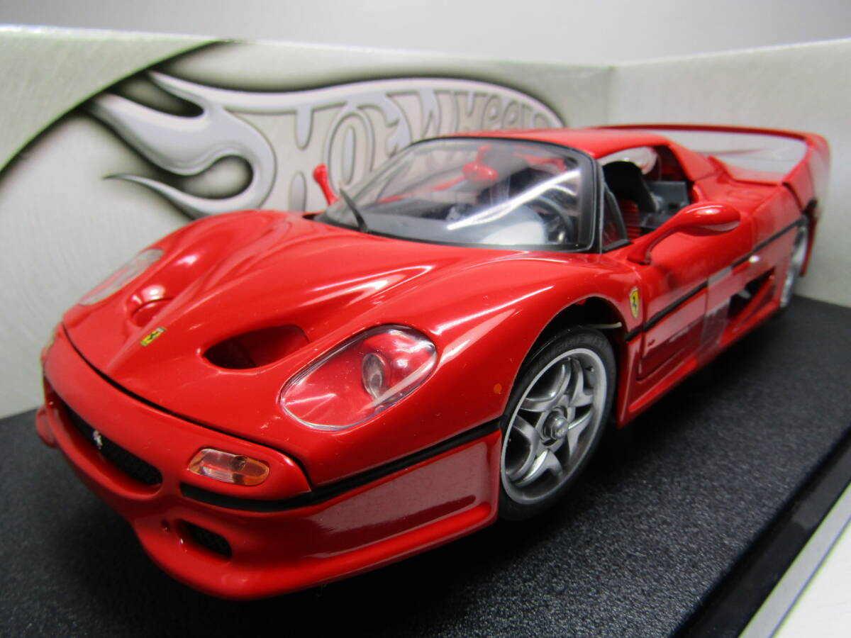 Ferarri 1/18 フェラーリ F50 Rosso Red 赤 1995 Mattel製 絶版 V12 50th 正規ライセンス品 帯付 ENZO PININFARINA ピニンファリーナ拍卖