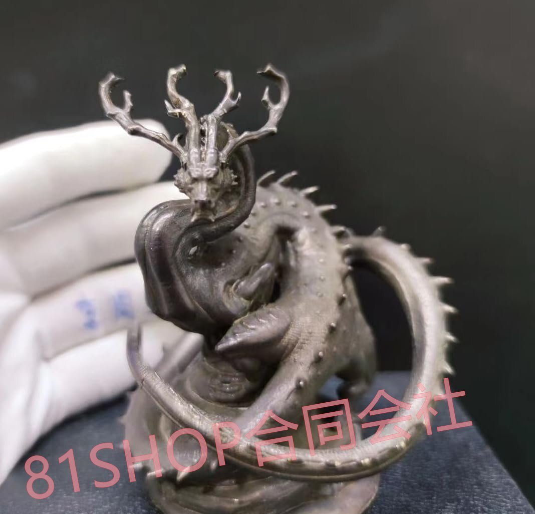 「81SHOP」 龍 置物 黒龍 風水 龍 金属 置き物 竜 玄関 玄関飾り 風水グッズ ドラゴン 開運祈願 金運祈願 風水龍 出世運 恋愛運 幸福 成功拍卖