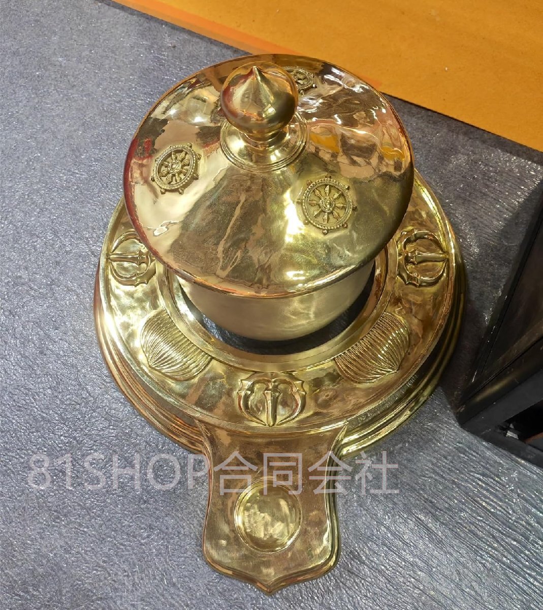 「81SHOP」密教法具 護摩釜 護摩で使われる仏具 寺院仏具金属 祈願 祈祷拍卖