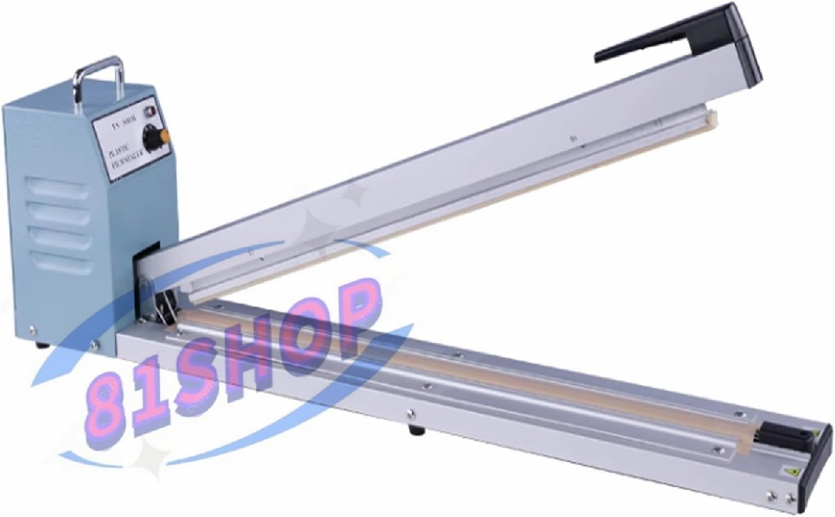 「81SHOP」シーラー 500mm ラップフィルム包装機 8段階時間調節複数袋を同時密封 インパルス ヒートシール機自動連続 ラップフィルム切断拍卖