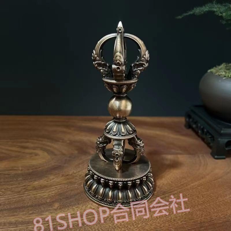 「81SHOP」 密教法具 金剛杵 五鈷杵 仏具 置物 寺院 法器 お守り 開運 風水 魔除け 厄除け 浄化 開運 守護拍卖