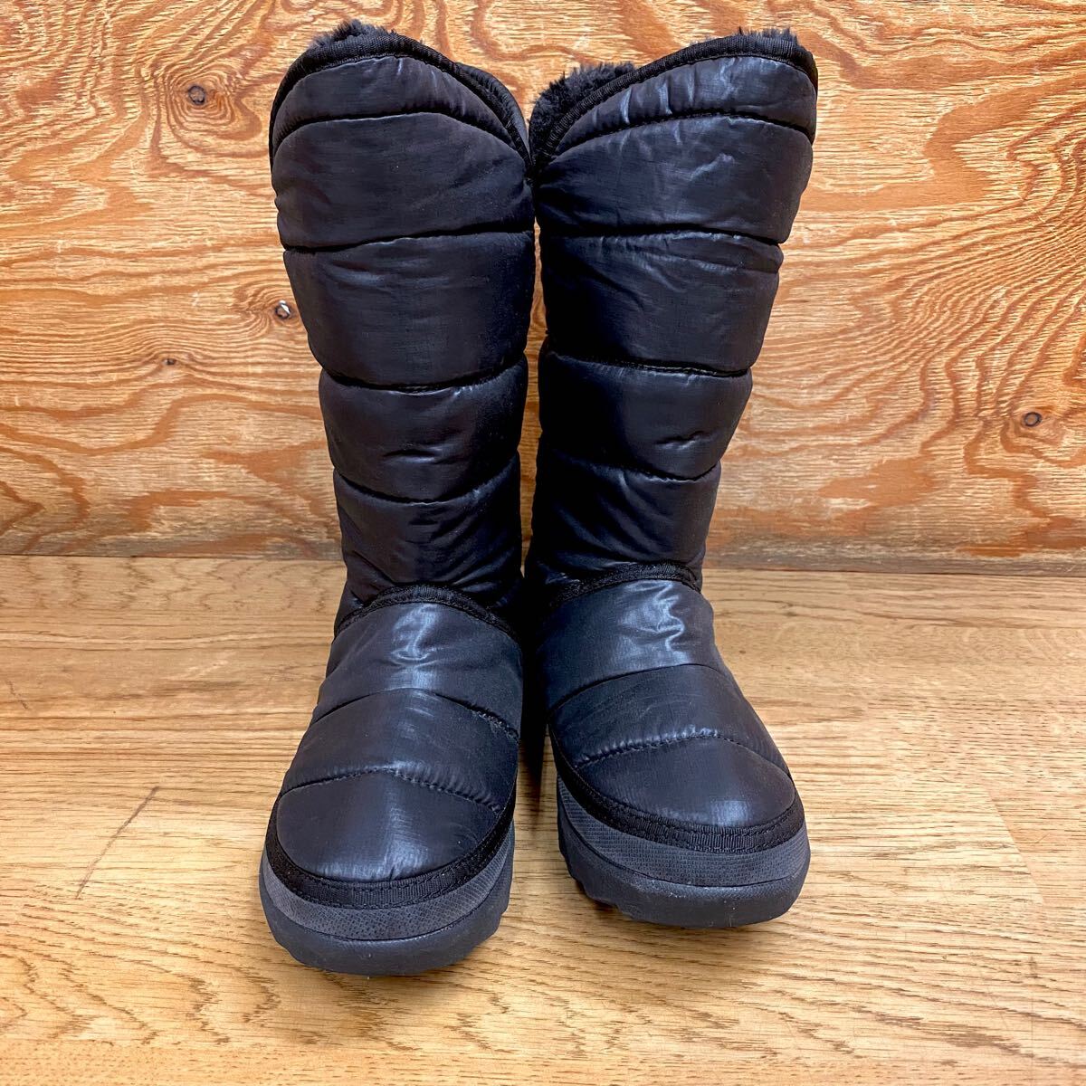 【サイズ22㎝】THE NORTH FACE ザノースフェイス NFW51489 W Amore Ⅲ ブラック ボア ロングブーツ アウトドアブーツ 内側ボア拍卖