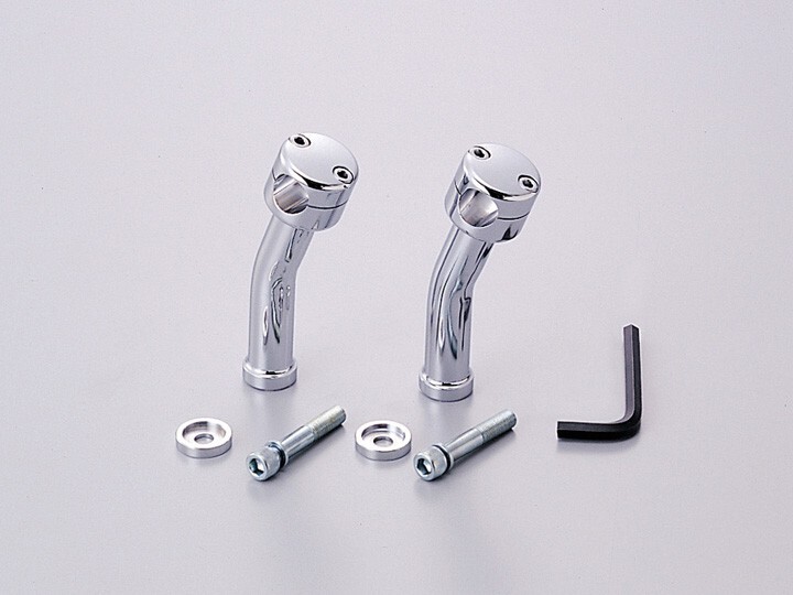 シャドウ400/SHADOW400(97-08/NC34)用 ドラッグポスト(プルバック6インチ/メッキ) |ハリケーン拍卖