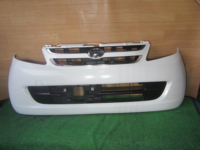【個人宅配送不可】ダイハツ ムーヴ L175S H20年式 ■フロントバンパー【カラー/ホワイト】 中古 ★213257拍卖