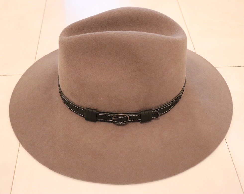 SORBATTIソルバッティ新品メンズフェルト伊ハット中折れ M57 伊製 サンプル 毛100%拍卖