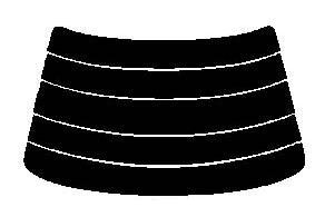 ダークスモーク 13% 2層構造フィルム リヤガラスのみ カローラ レビン AE91・AE92 カット済みカーフィルム拍卖