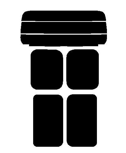 ラグジーブルー 60% リヤセット ピクシスバン S700M・S710M カット済みフィルム拍卖