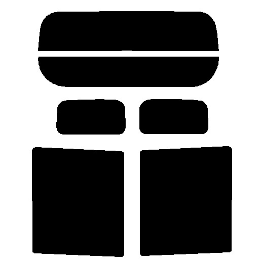 ラグジーブルー 60% リヤセット ピクシスメガ LA700A ・LA710A カット済みフィルム拍卖