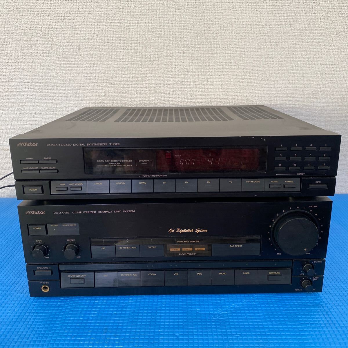 Victor ビクター DC-Z7700用プリメインアンプ AX-E7700 チューナー FX-E7700 拍卖