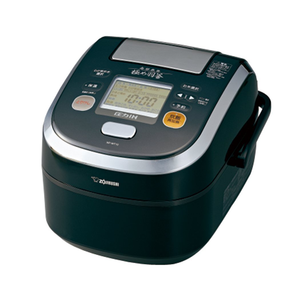 【中古】象印 炊飯器 圧力IH式 5.5合 南部鉄器極め羽釜 プライムブラック NP-WT10-BZ拍卖