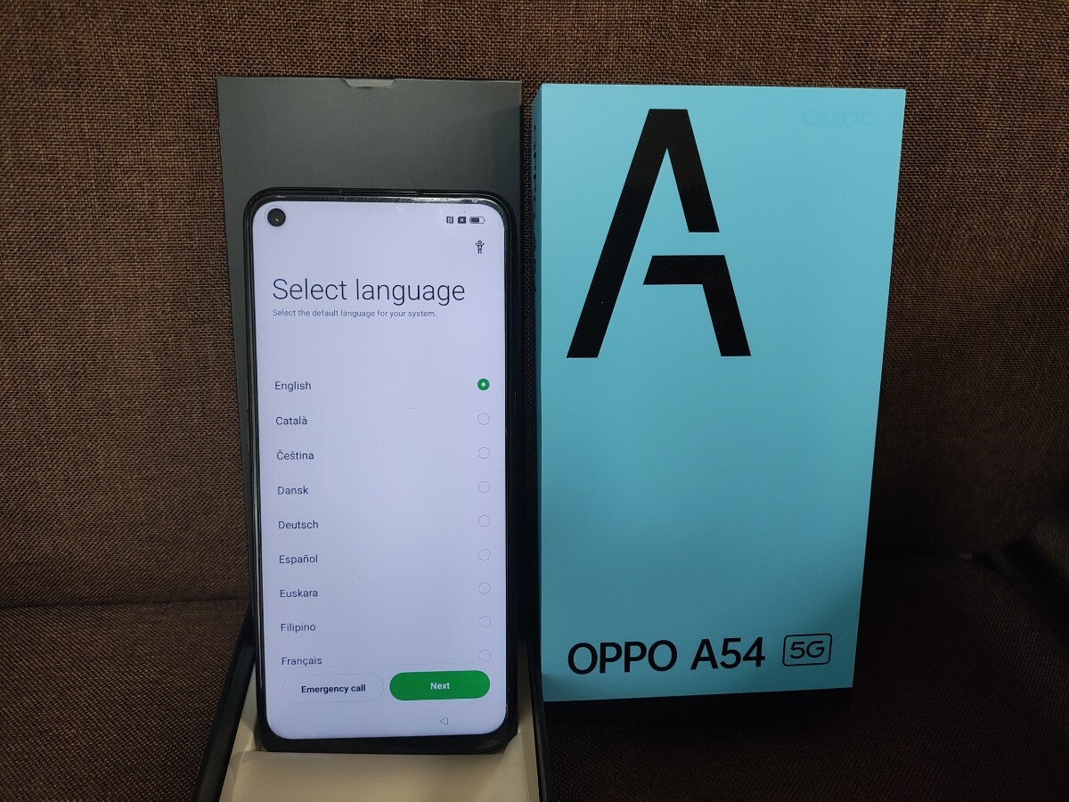 A54 5G OPG02 6.5インチ メモリー4GB ストレージ64GB シルバーブラック UQmobile拍卖