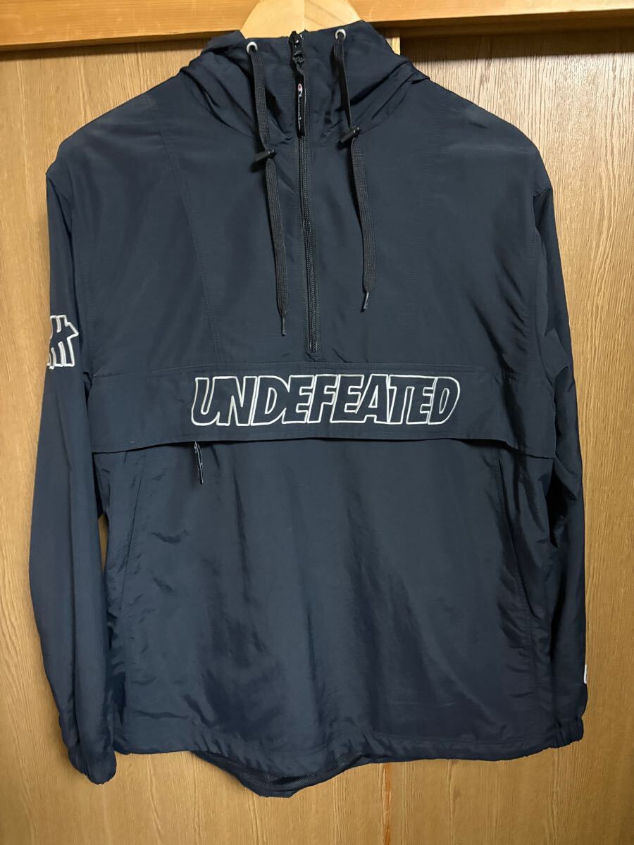 Champion UNDEFEATED チャンピオン アンディフィーテッドハーフジップ プルオーバー パーカー/フーディー ブラック/黒 Mサイズ拍卖