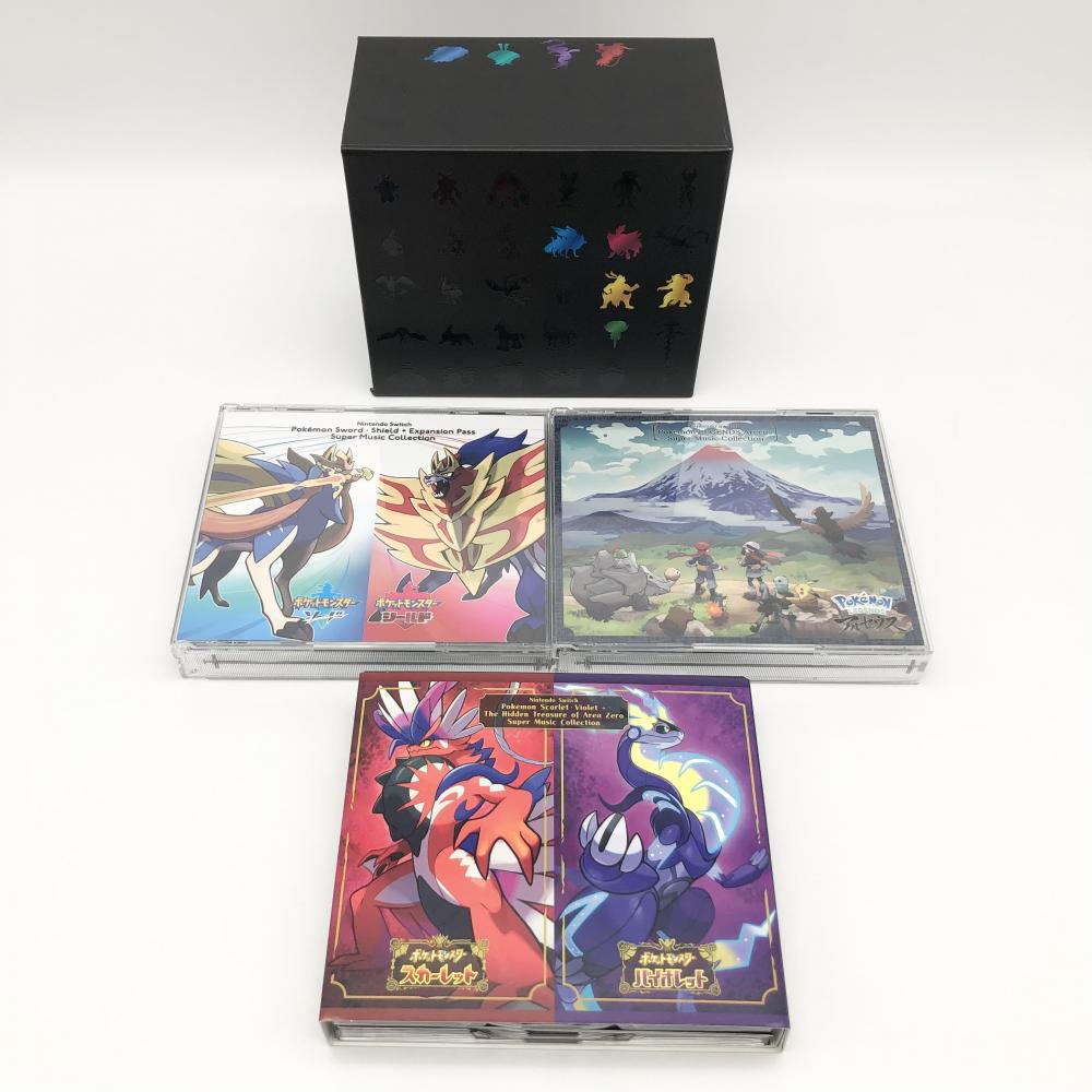 【中古】開封 ポケモン ソード・シールド LEGENDS アルセウス SV スーパーミュージック・コレクション サウンドトラックCD 特典ケース付拍卖