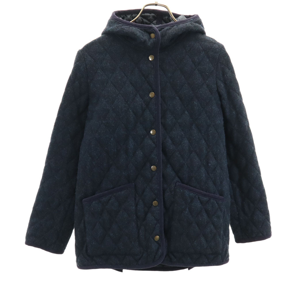 レリュームジャーナルスタンダード シェットランドウール キルティングジャケット 2 ネイビー relumeJOURNAL STANDARD レディース拍卖