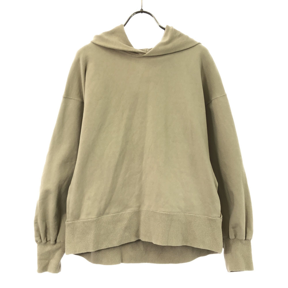 パブリックトウキョウ 日本製 長袖 スウェットパーカー FREE ベージュ PUBLIC TOKYO トレーナー プルオーバー メンズ拍卖