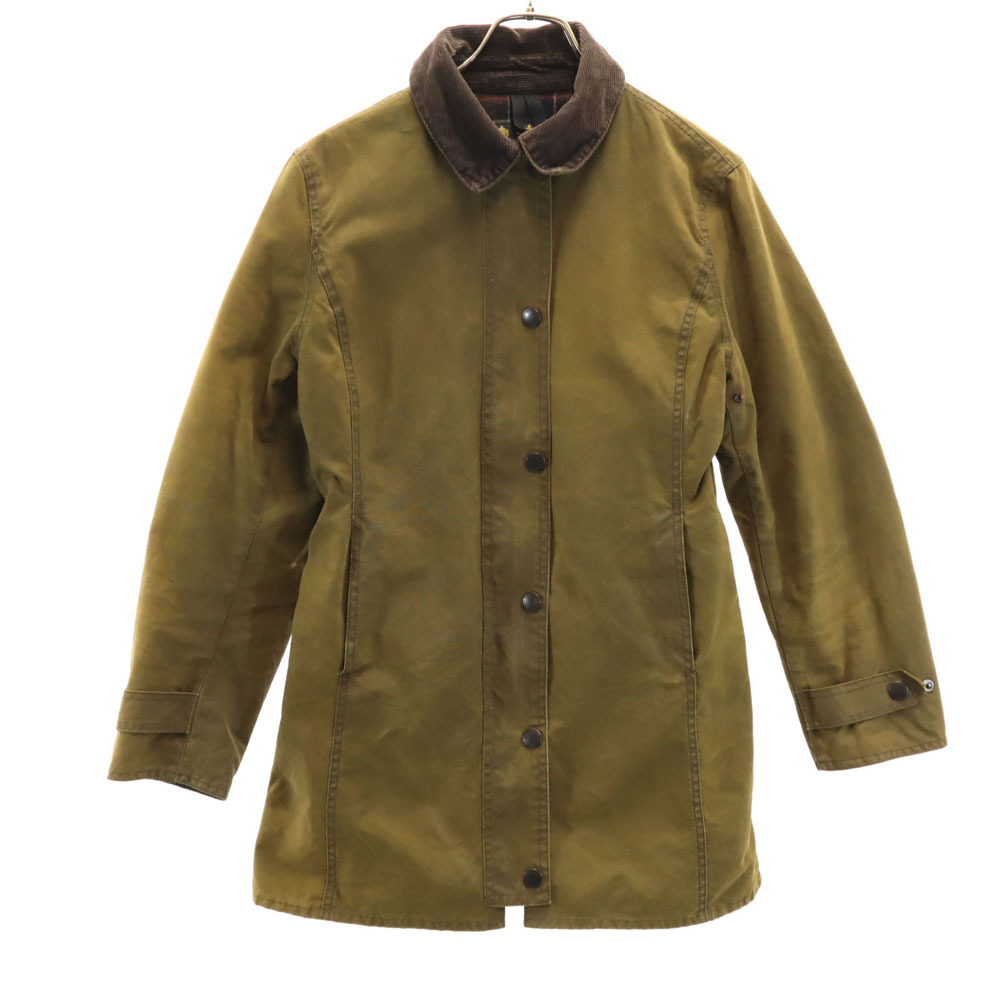 バブアー イングランド製 3ワラント ニューマーケット オイルドジャケット 10 カーキブラウン Barbour 中綿入り レディース拍卖