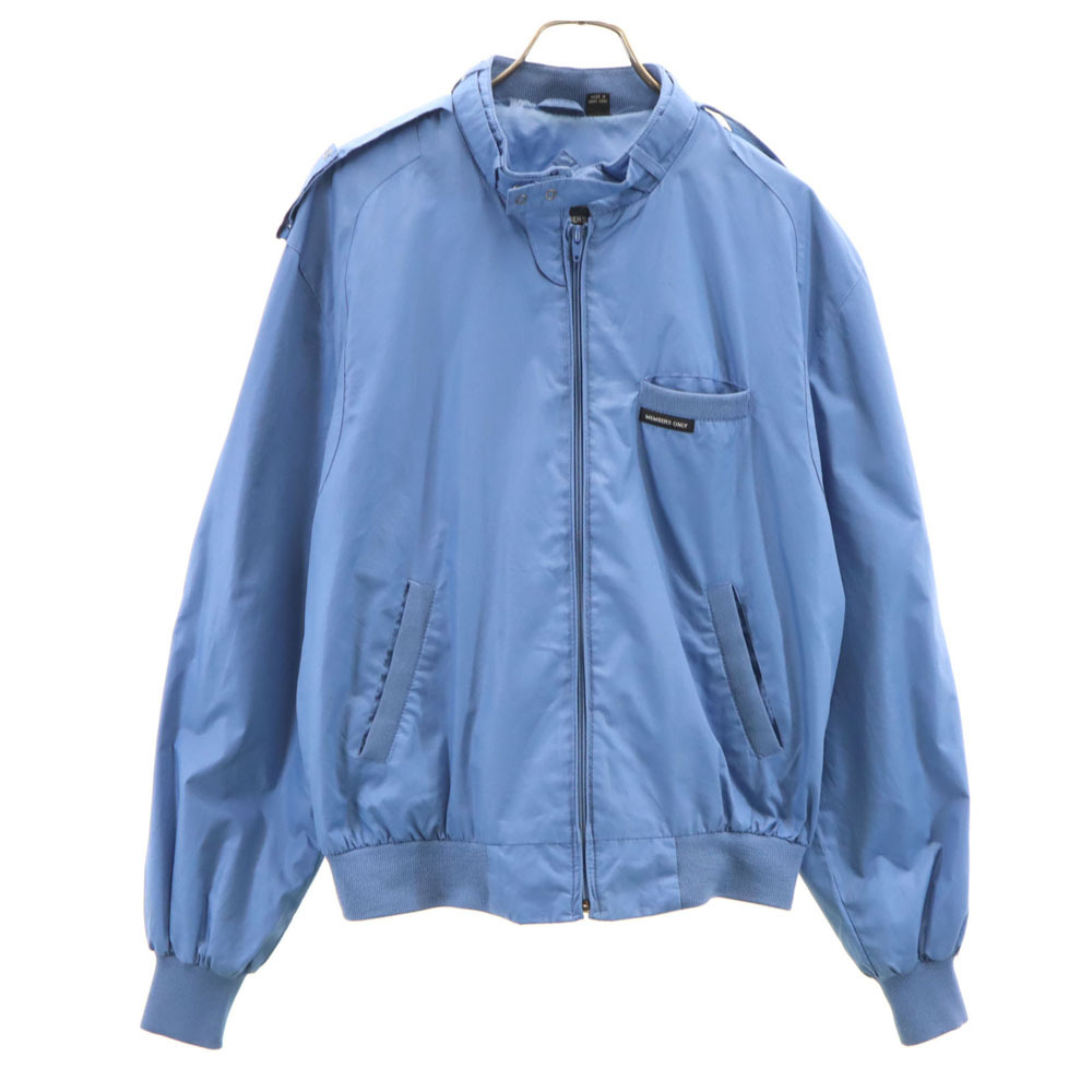 メンバーズオンリー 90s オールド レーサー ジャケット 42 青紫系 MEMBERS ONLY メンズ拍卖